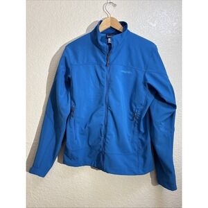 Patagonia Mens Medium Polar Tech Blue Soft-shell Jacket